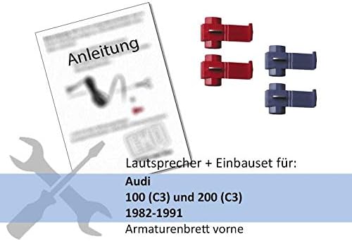 JBL Auto Lautsprecher Boxen Stage2 424 300 Watt 10 cm 2 Wege Koax kompatibel mit Audi 100 C3 1982-19