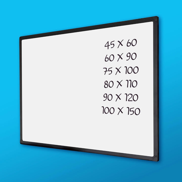 IVOL Eco Magnetic Whiteboard 60x90 | Modernem Schwarzem Rahmen | Magnettafel Whiteboardwand Magnetwa