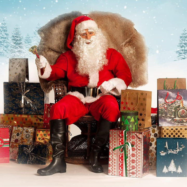 Boland - Stiefel, mit langem Schaft und Stulpkragen, Schnürung hinten, Boot Adventure, Weihnachten,