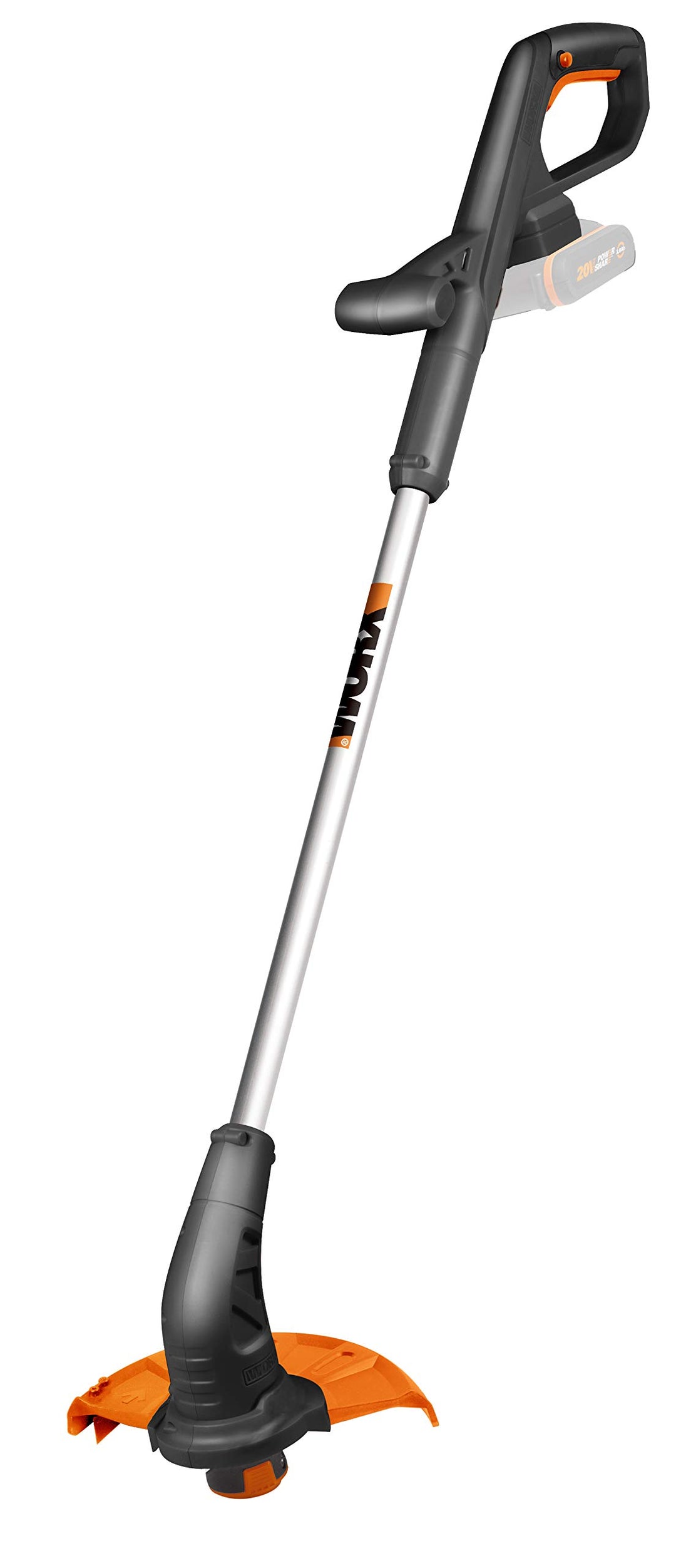 WORX WG157E.9 Leichter Akku-Rasentrimmer – 20-V-Werkzeug nur mit AutoFeed und Easy-Grip-Griff, 2-in-