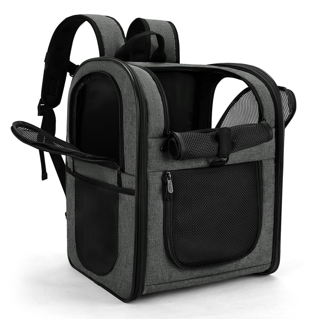 Apollo Walker Pet Carrier Backpack for Large/Small Cats and Dogs, Puppies, Safety Features and Cushi