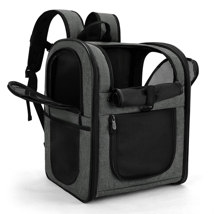 Apollo Walker Pet Carrier Backpack for Large/Small Cats and Dogs, Puppies, Safety Features and Cushi