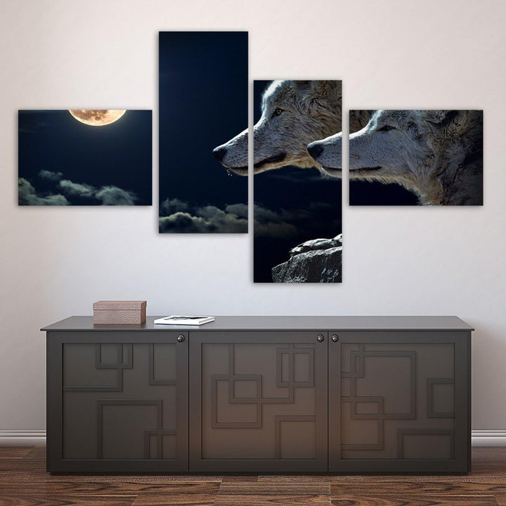 Feeby. Wandbilder - 4 Teile - Gedrucktes Bild, Foto, Kunstdrucke, Deko Panel, 4-Teilig Typ Z, 130x70