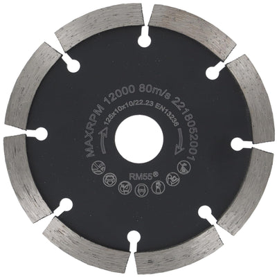 PRODIAMANT Fugenfräser ø 125 mm Breite 10mm für Mörtel Beton Mauerwerk und Putz 10mm Diamantsegment