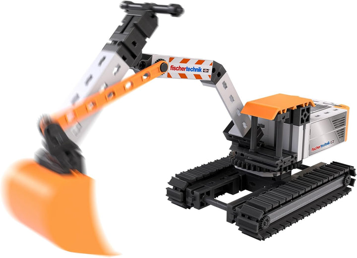 fischertechnik Digger 576104 – pädagogisches Konstruktionsspielzeug, Bagger-Spielzeug-Bausatz für Ki