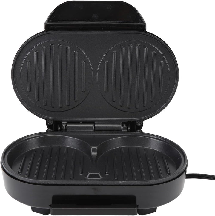 Elektrischer Frühstücksbereiter, Elektrischer Eier-Burger-Maker, Anti-Stick mit Aluminium-Heizplatte