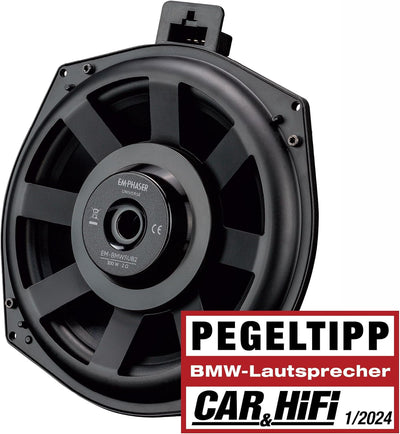 EMPHASER EM-BMWSUB2 – High Power 20 cm / 8 Zoll Auto Untersitz Subwoofer, kompatibel mit BMW Fahrzeu