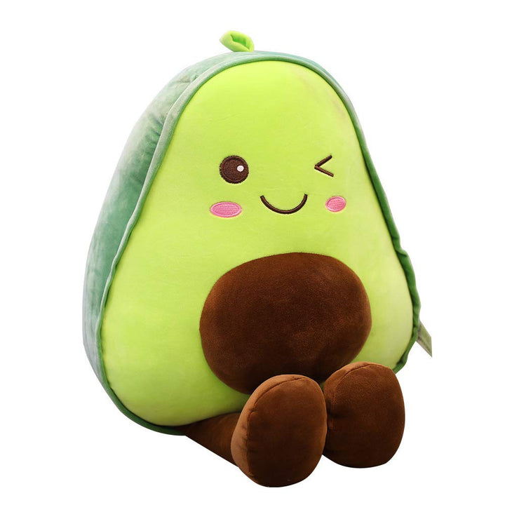 XIAOHONG 60cm Avocado-Frucht-weiches Plüsch-Spielzeug, Avocado-Plüsch-Puppe, niedliches Spielzeug, A