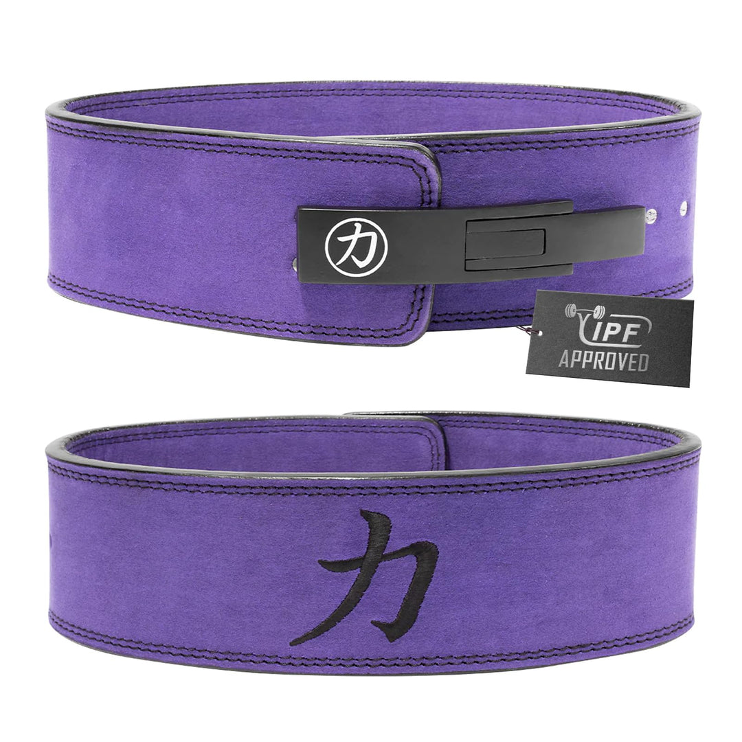 Strength Shop 10mm Lever Belt Gewichthebergürtel + Hebelschnalle, IPF-Zertifiziert für Wettkampf & C