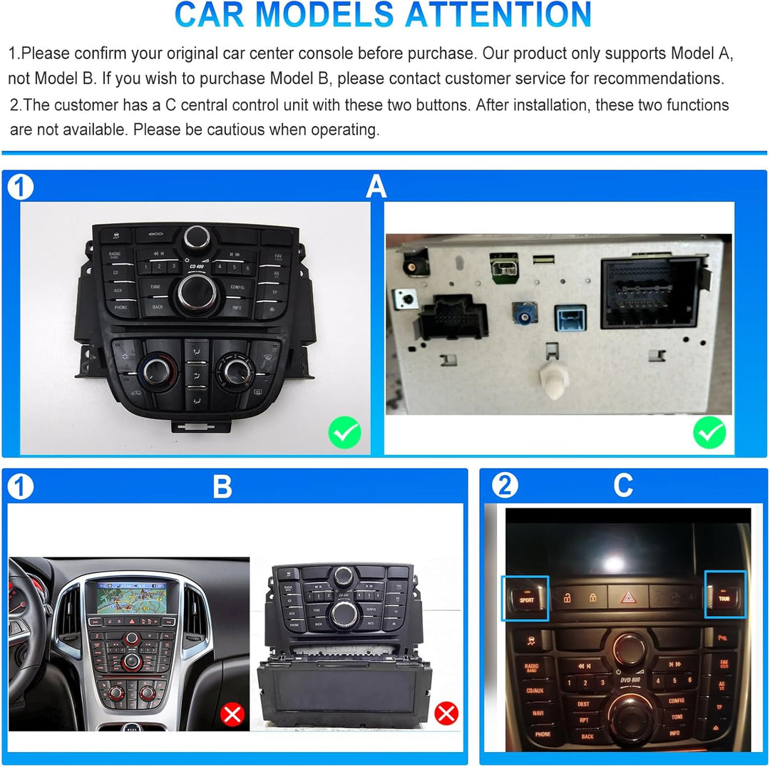 Rimoody 4G+64G 9.7" Android Autoradio für Opel Astra J (mit ECO Taste) Buick Excelle XT GT 2006-2016