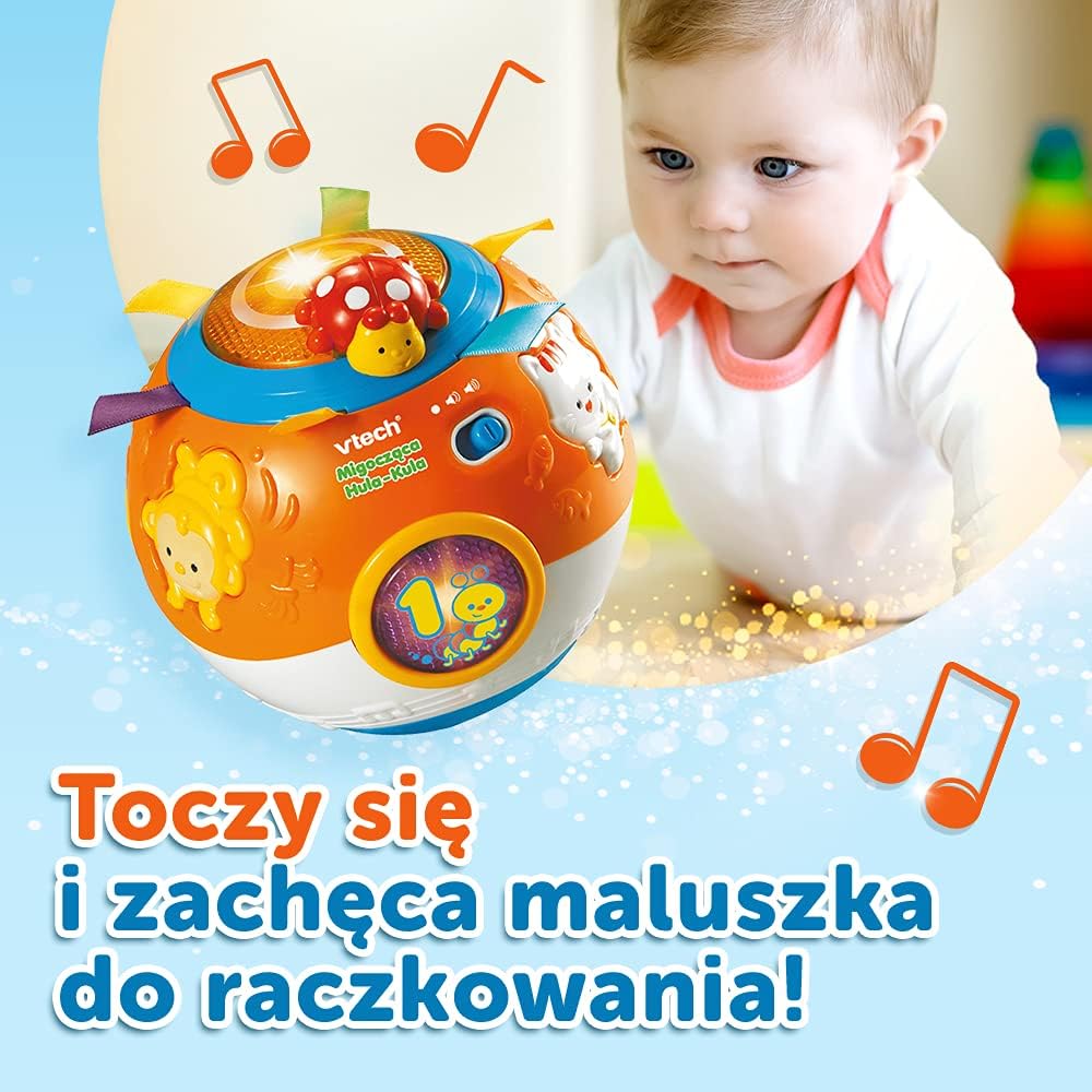 Vtech 60103 Funkelnde Hula-Kugel Spielzeug, Bunt, Od 6 miesięcy