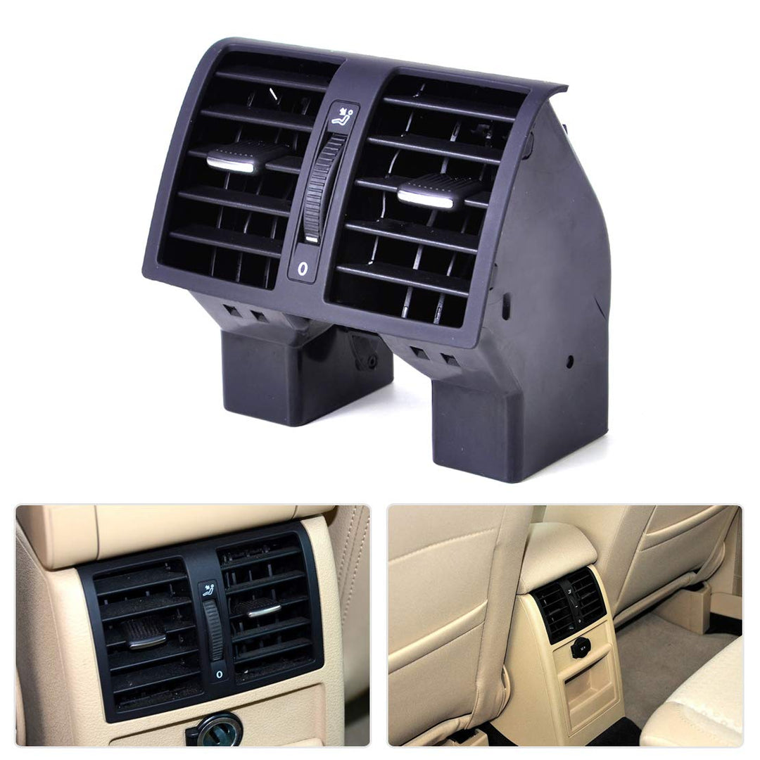 Maso Lüftungsgitter für Armaturenbrett, Klimaanlage, für VW Touran Caddy 2004–2015, Schwarz