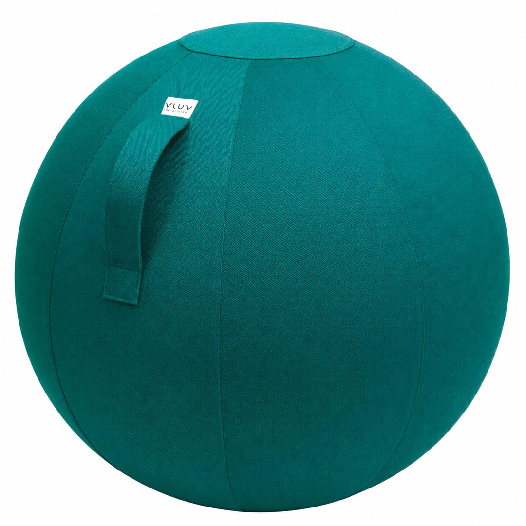 VLUV LEIV Stoff-Sitzball 60cm - 65cm Dark Petrol, 60cm - 65cm Dark Petrol