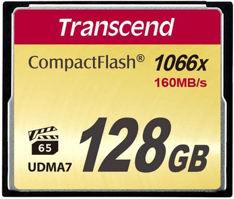 Transcend 128GB CompactFlash 1000 Speicherkarte TS128GCF1000 128GB CF1066X