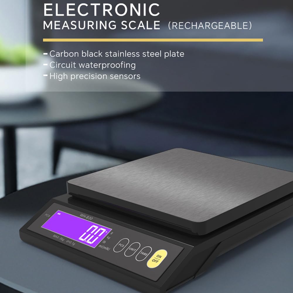 Lebensmittelwaage, Digitale Küchenwaage, Elektronische Waage, Hochpräzise Messung, Tragbar, IP67 Was