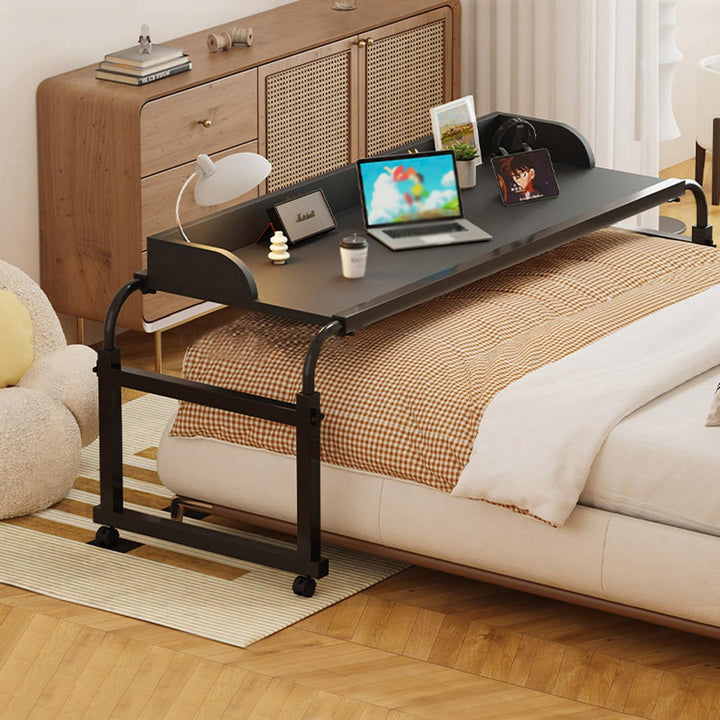 Klein überbetttisch Auf Rollen，überbetttisch Mit Rollen Mobiler Betttisch Tisch Klappbar Rolltisch B