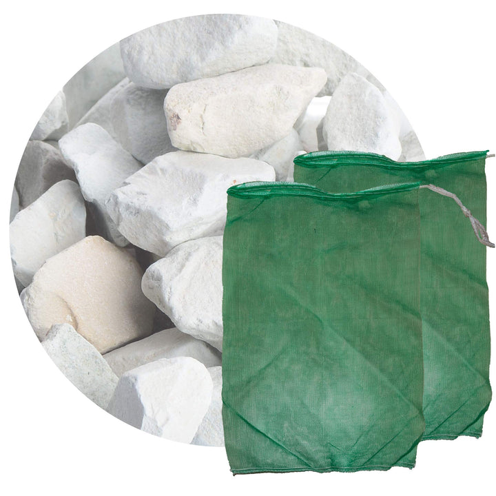Schicker Mineral Zeolith Filterset mit Filternetzbeutel (25 kg Zeolith-Aqua und 2 Filtersäcke), Wass