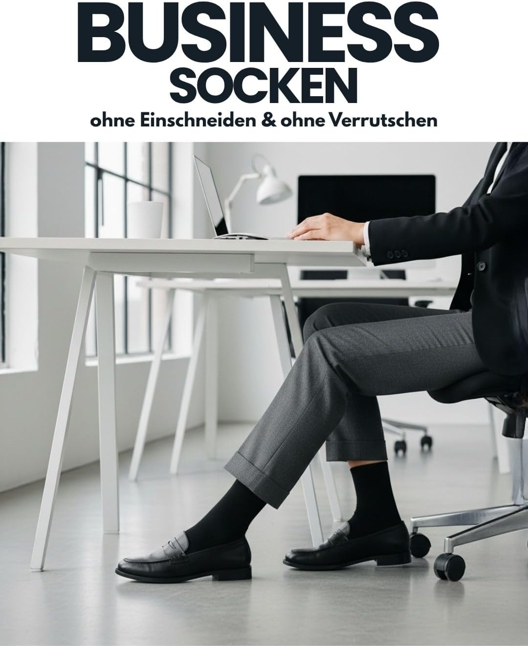 10 Paar Socken Herren Damen Business Herrensocken in Premium Qualität mit Komfortbund ohne Naht aus