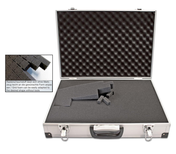 PeakTech 7265, Transportkoffer für Messinstrumente, Grösse XL (390 x 280 x 100 mm) & 7260 – Universa