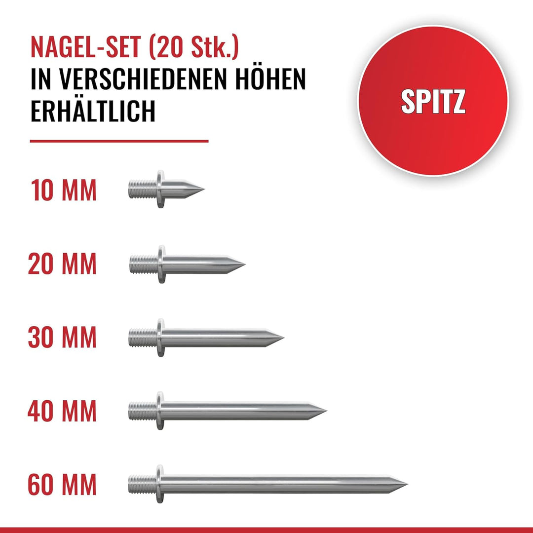 NAIL - Zubehör Nagel-Variante - SPITZ 40mm 40mm SPITZ, 40mm SPITZ