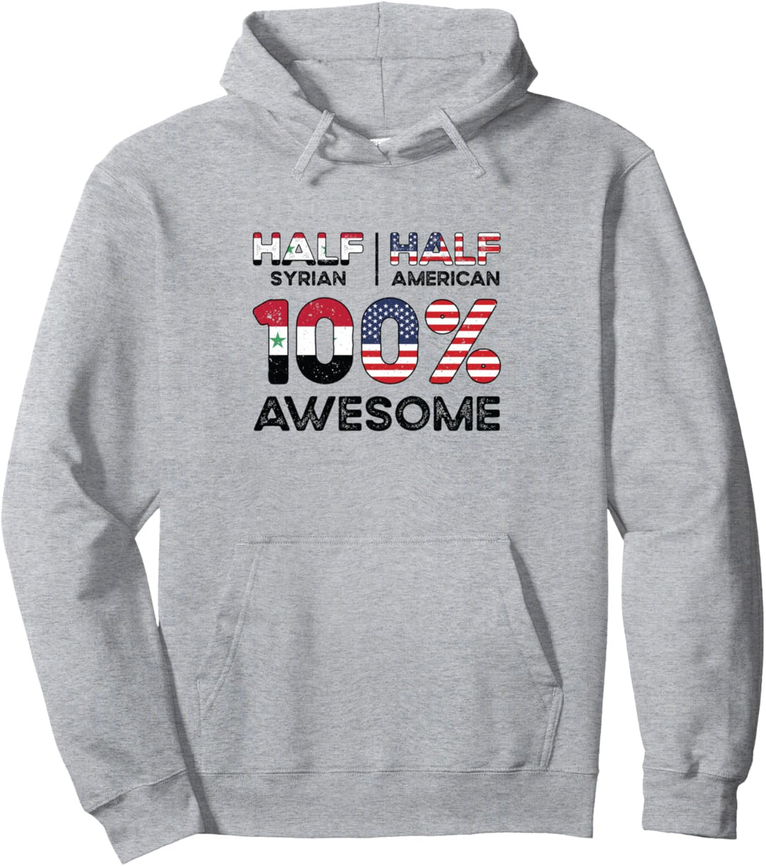 US-Flagge, Syrien, US-Flagge Pullover Hoodie
