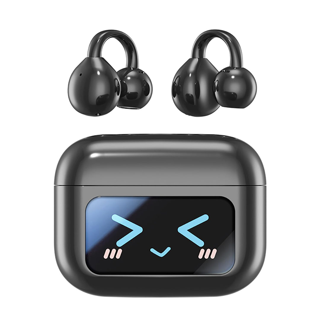 Bluetooth kopfhörer mit ohrclip, Bluetooth 5.4-Sportkopfhörer, Open Ear übersetzungskopfhörer,IPX5 w