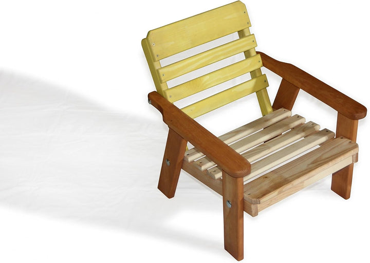 Kinder Sitzgarnitur 4-TLG. aus Holz, 2 Stühle, 1 Bank, 1 Tisch, farblich vorbehandelt