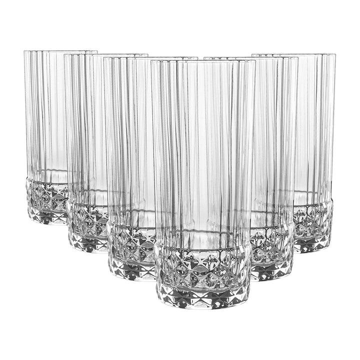 Bormioli Rocco America '20S Highball Brille - 400ml - Klar - Pack Von 6