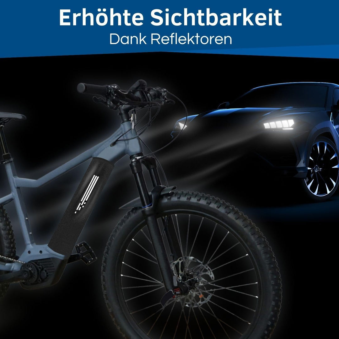 HiLo sports E-Bike Akku Schutzhülle - [Für 28-42 cm Rahmenumfang] - Thermoschutzhülle fürs E Bike -