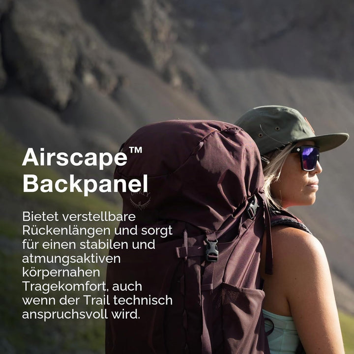 Osprey Damen Rucksack Elderberry Purple WM/L, Elderberry Purple WM/L