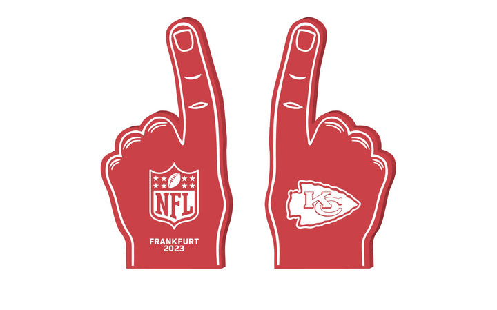 NFL Frankfurt Game Kansas City Chiefs Foam Finger Winkehand