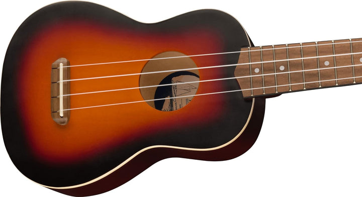 Fender Venice Soprano Ukulele, Walnut Fingerboard - 2 Color Sunburst 2-farbiger Sunburst Venice Sopr