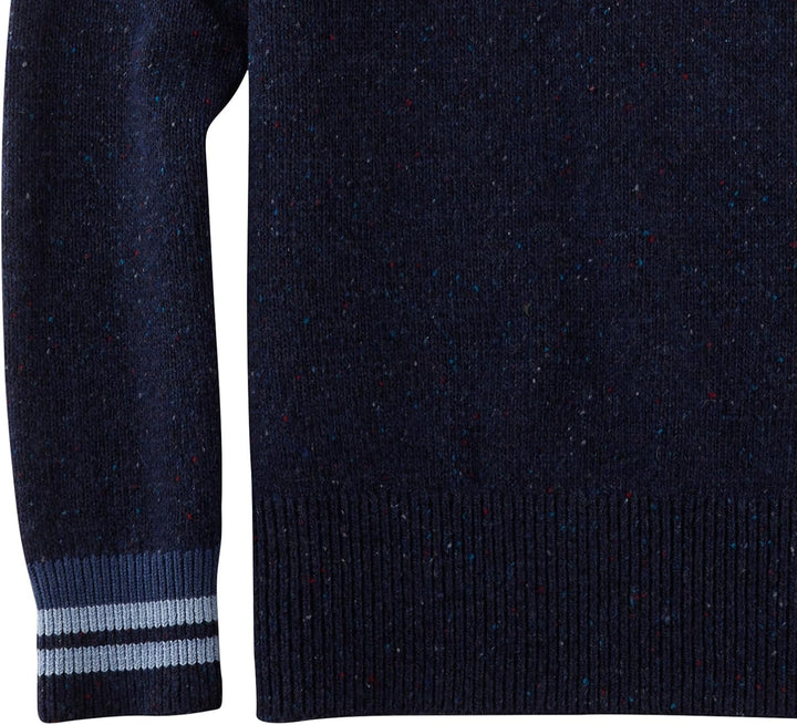 OLYMP Herren Strickpullover Casual Strick,Uni,Regular fit S Marine 18, S Marine 18