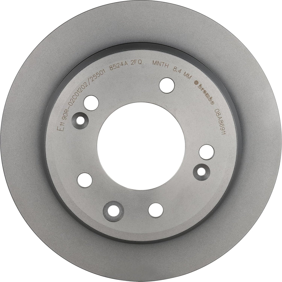 Brembo 08.A869.11 Hintere Bremsscheibe mit UV Lackierung, Anzahl 2