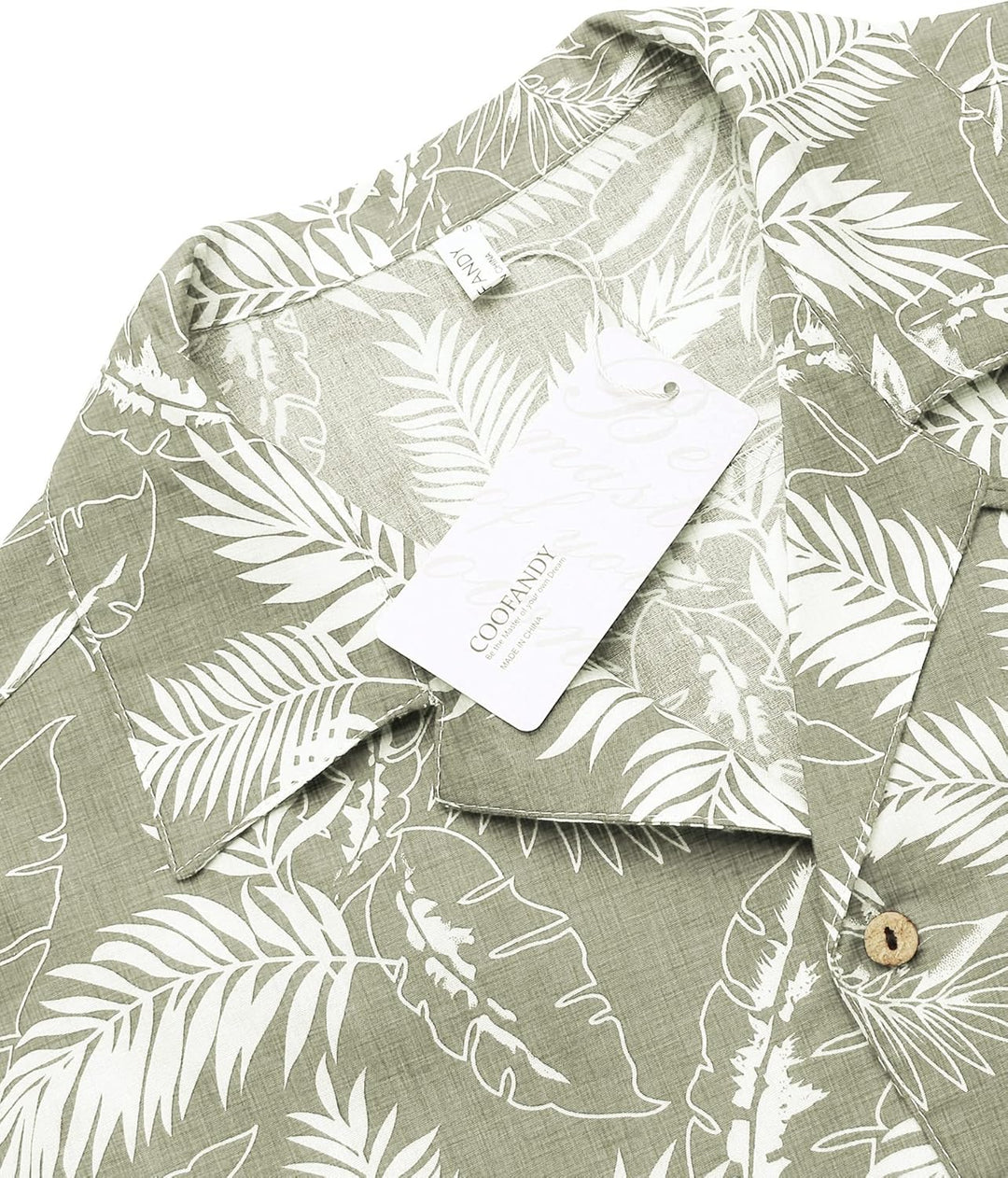 COOFANDY Leinenhemd Herren Hemd Sommer Kurzarm Herrenhemd Freizeit Sommer Hemden Einfarbig Basic Bea