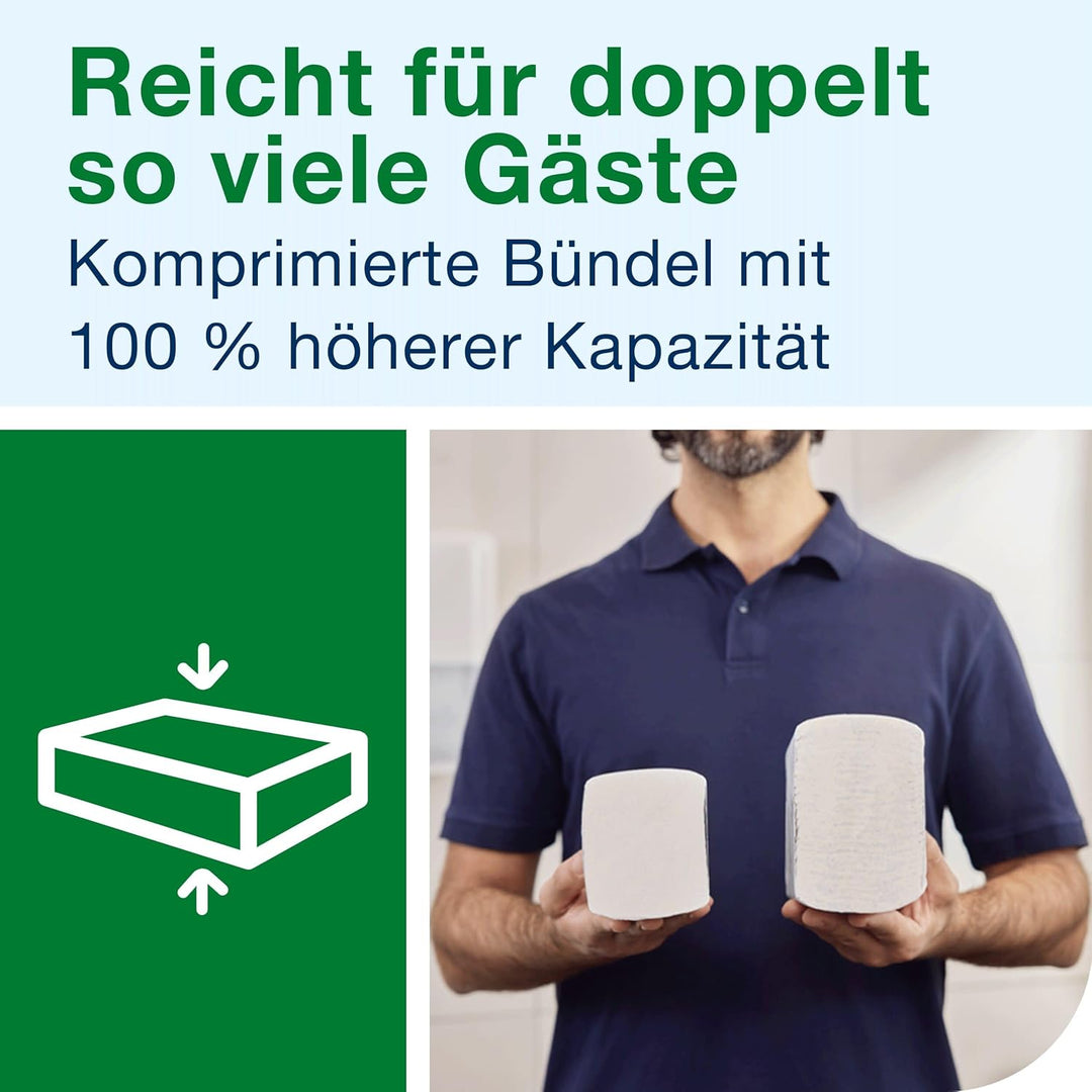 Tork Xpress komprimierte weiche Multifold-Papierhandtücher Weiss H2, Premium, 2‑lagig, Z‑Falz, saugf
