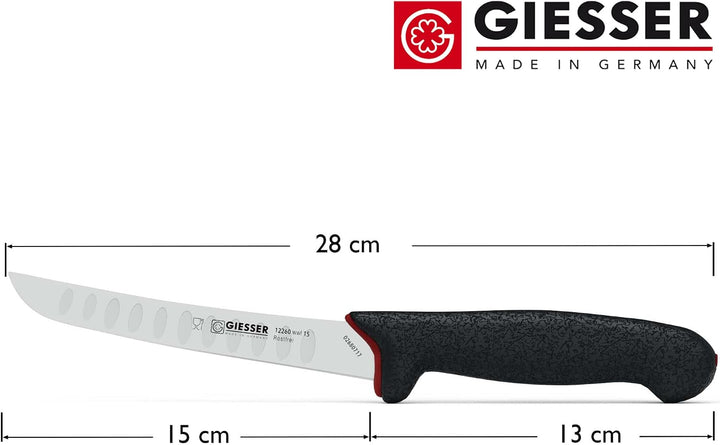 Giesser seit 1776 - Made in Germany - Ausbeinmesser rutschfest PrimeLine, Klinge mit Kullen 15 cm, s