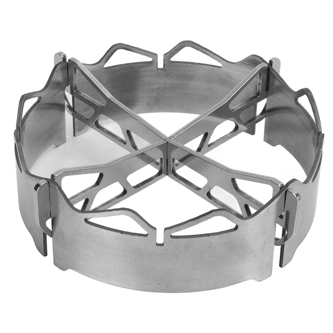 Gasherd Windschutz, Hohl Leichter Edelstahl Campingkocher Windschutz Outdoor Camping Gasherd Winddic