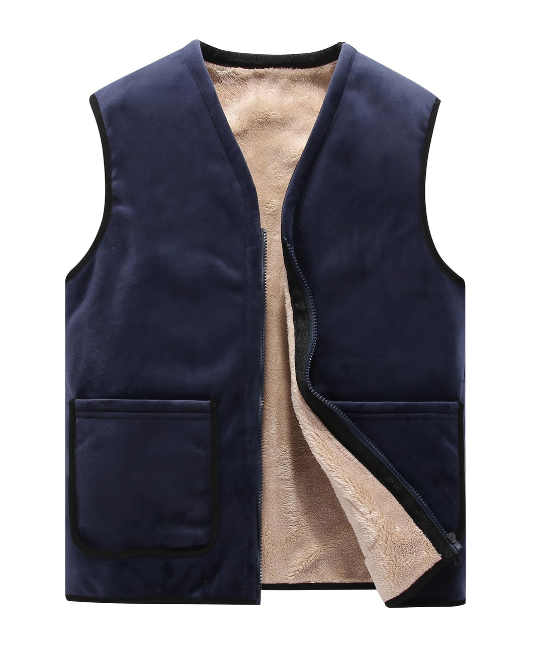 Btmpmcs Herren Fleece Weste Leichte Ärmellose Jacke Outdoor Westen Polarfleece-Weste Bodywarmer Wint