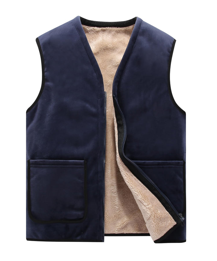 Btmpmcs Herren Fleece Weste Leichte Ärmellose Jacke Outdoor Westen Polarfleece-Weste Bodywarmer Wint