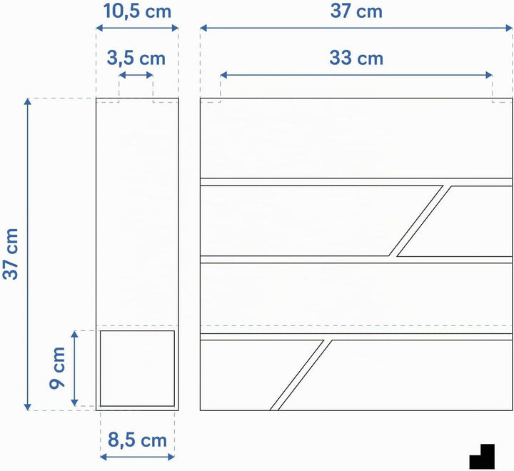 Design Briefkasten mit Hausnummer &amp;Ihre Namen Personalisiert | Extra Zeitungsfach | Briefkasten Gros