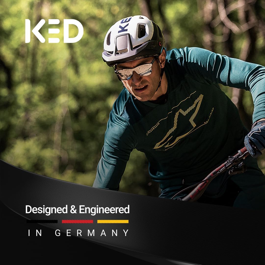 KED Pector ME1 MTB Fahrrad Helm matt Petrol/orange 2023 M (52-58cm), M (52-58cm)