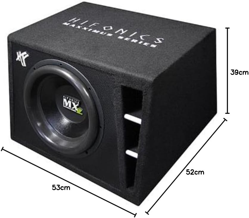 HIFONICS MXZ 12 R 1000 WATT RMS BASSREFLEX