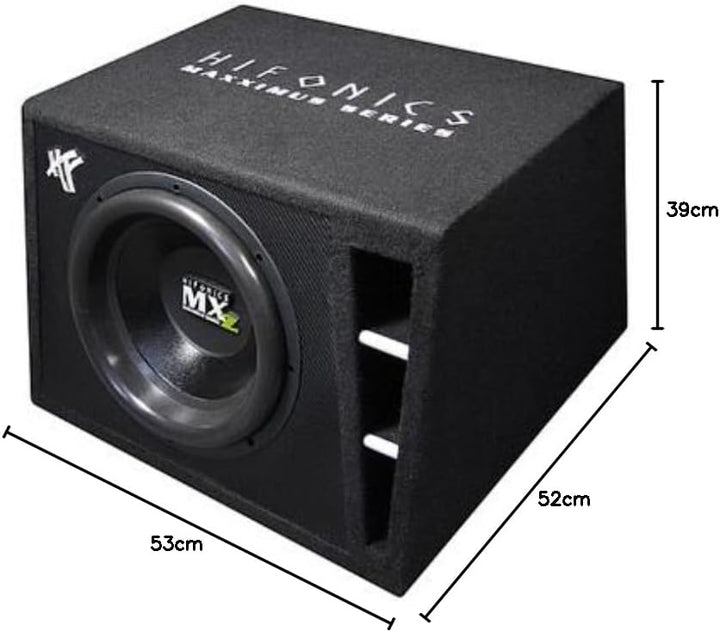 HIFONICS MXZ 12 R 1000 WATT RMS BASSREFLEX