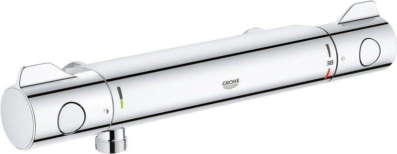 GROHE Grohtherm 800 - Thermostat Brausebetterie (eingebaute Rückflussverhindere, integrierte Mischwa