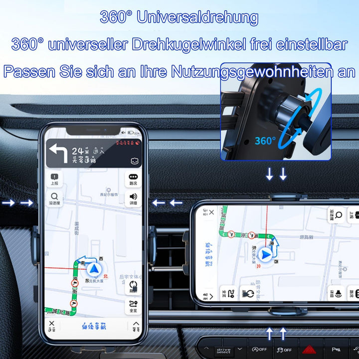Auto Handyhalterung für Volkswagen Polo Auto Zubehör [Nur Kompatibel mit 2009-2017 VW Polo V] 360° D