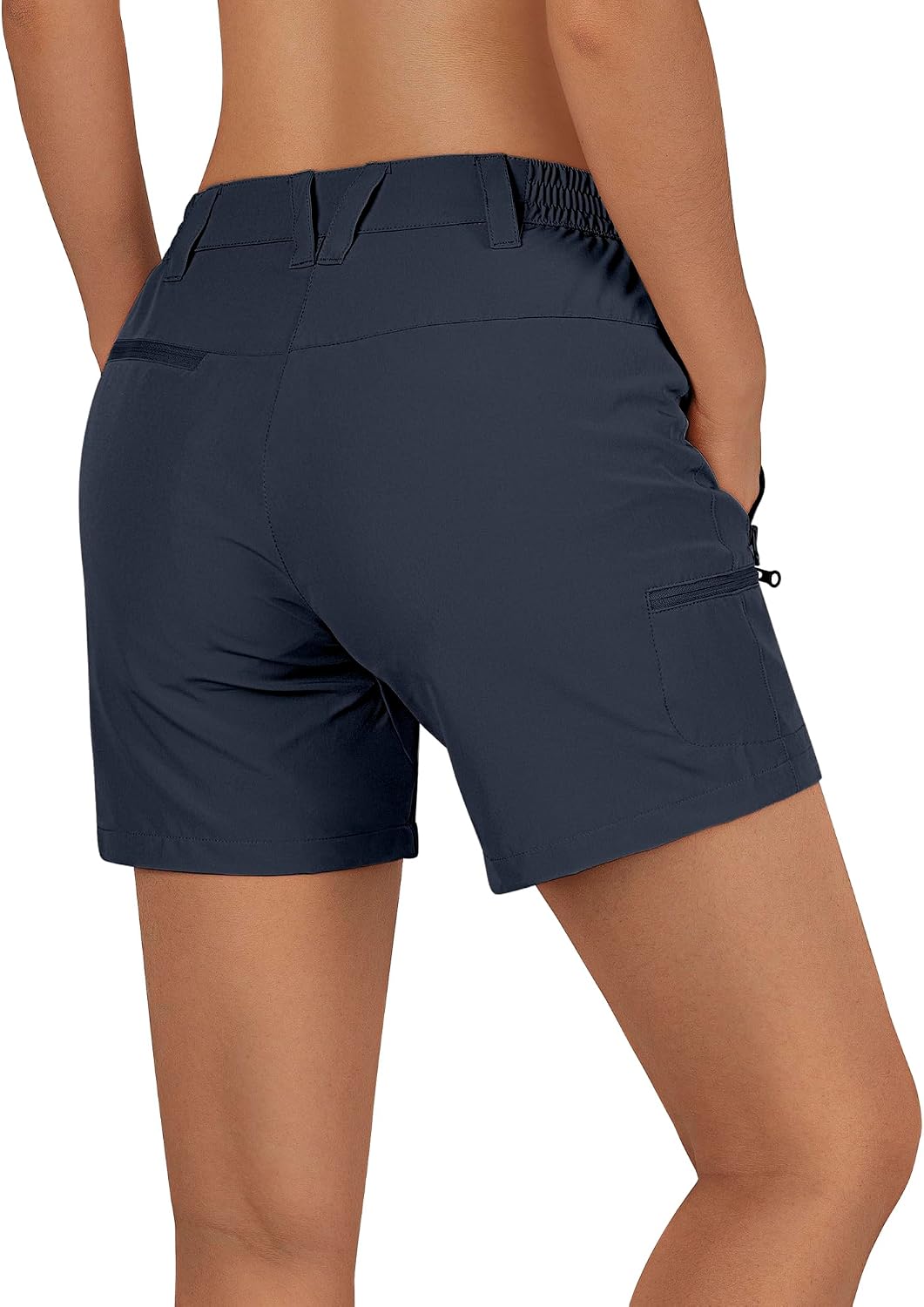 Outdoor Ventures Kurze Hose Damen UPF50+ UV Schutz Wander Shorts Sommer Leicht Trekking Shorts Stret
