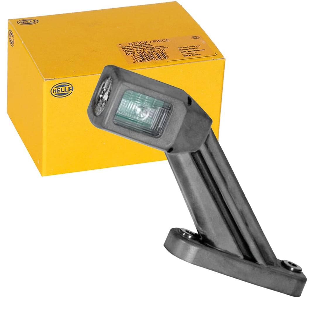 HELLA - Umrissleuchte - LED - 12/24V - Lichtscheibenfarbe: gelb/rot/weiss - Kabel: 500mm - Stecker: