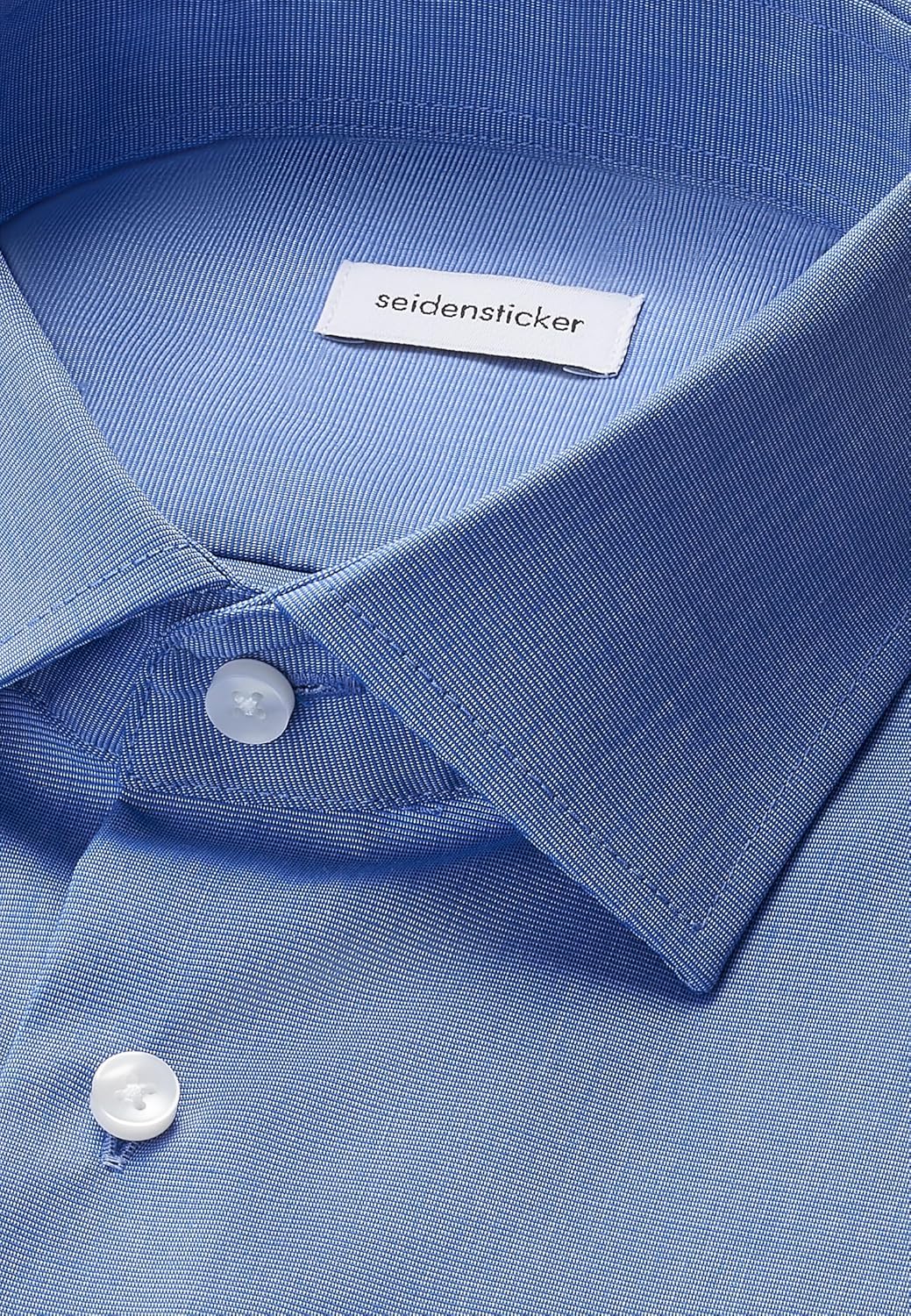 Seidensticker Herren Men Regular Shortsleeve Businesshemd 38 Mittelblau(003001), 38 Mittelblau(00300