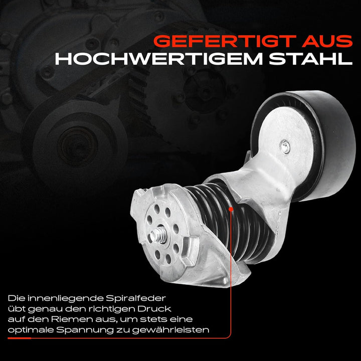 Frankberg Spannrolle Riemenspanner für 1er E81 E87 E88 E82 116i 118i 120i 3er E90 E91 E92 E93 316i 3